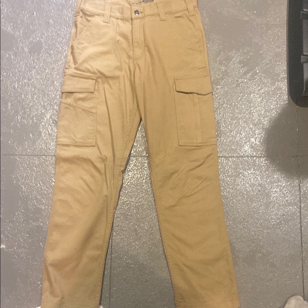 Carhartt Tan Cargo Pants Relaxed Fit